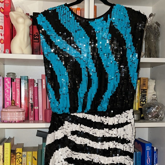 Nasty Gal Emrata Sequin Mini Dress - Picture 2 of 3